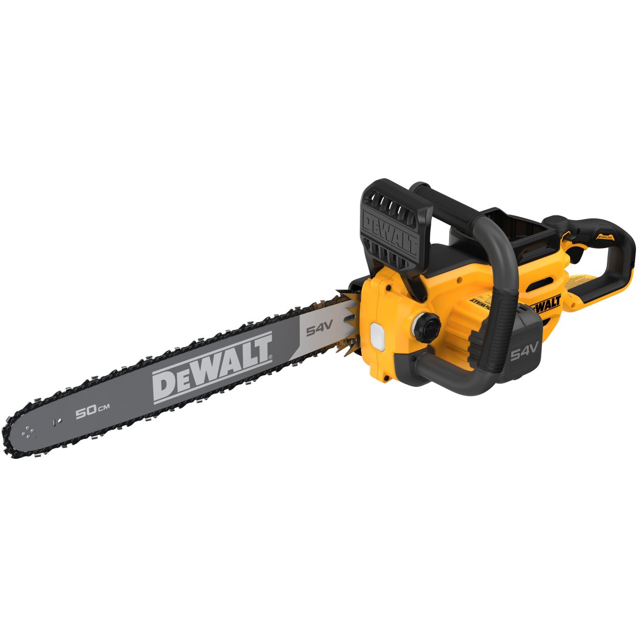 Аккумуляторный набор садовой техники DEWALT, 54 В: газонокосилка DCMWP500 + триммер DCM571 + цепная пила DCMCS575, без АКБ и ЗУ