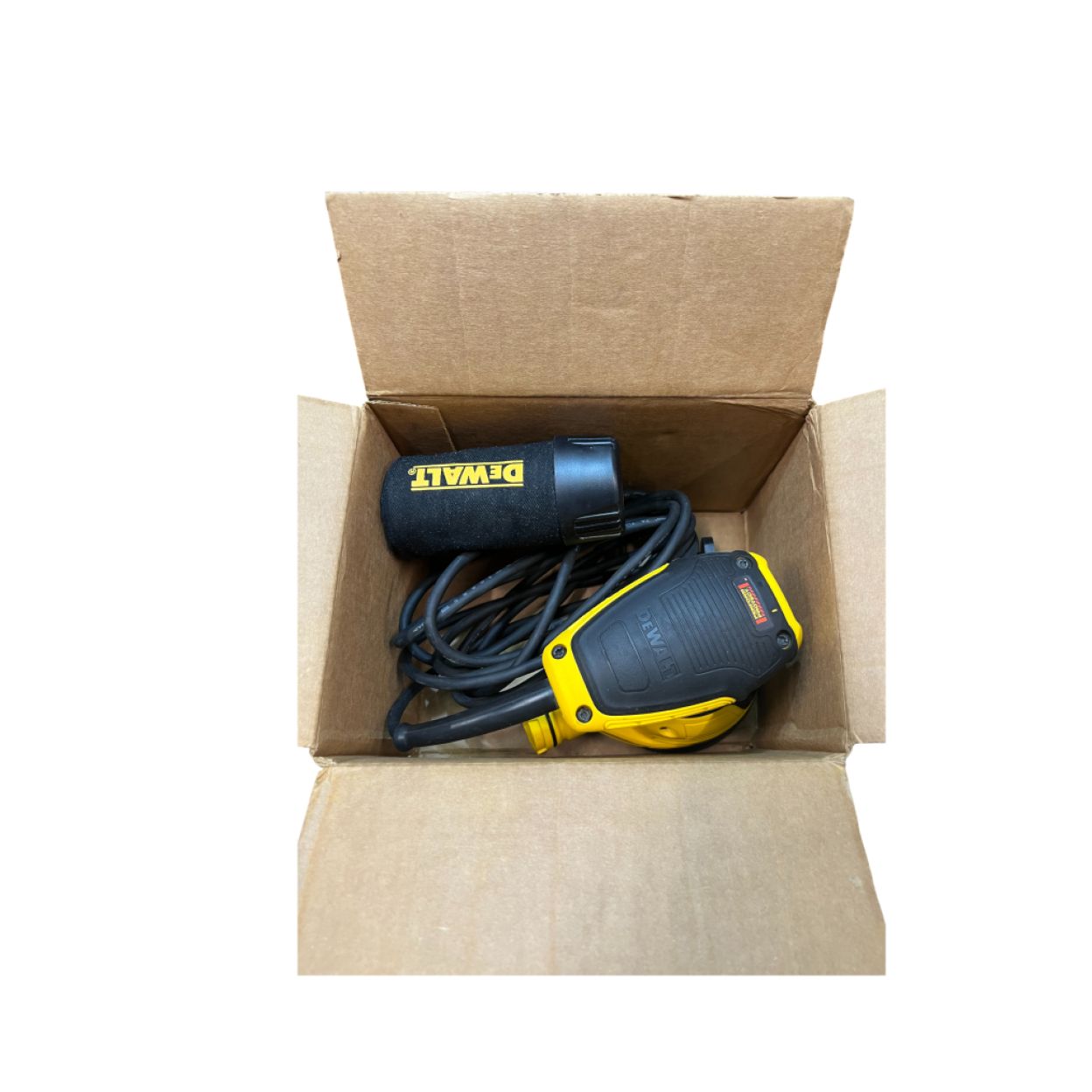 Эксцентриковая шлифмашина DEWALT DWE6423, 280 Вт, 125 мм, 12000 кол/мин, (УЦЕНЕННЫЙ ТОВАР)