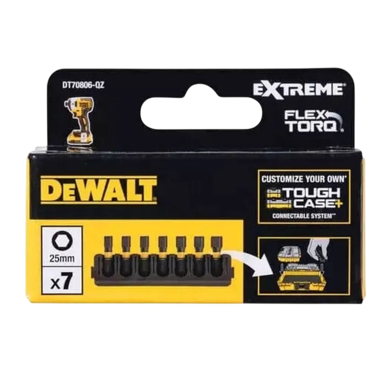 Набор бит DEWALT DT70807, PH2, 25 мм, 7 шт. (DT70807-QZ)