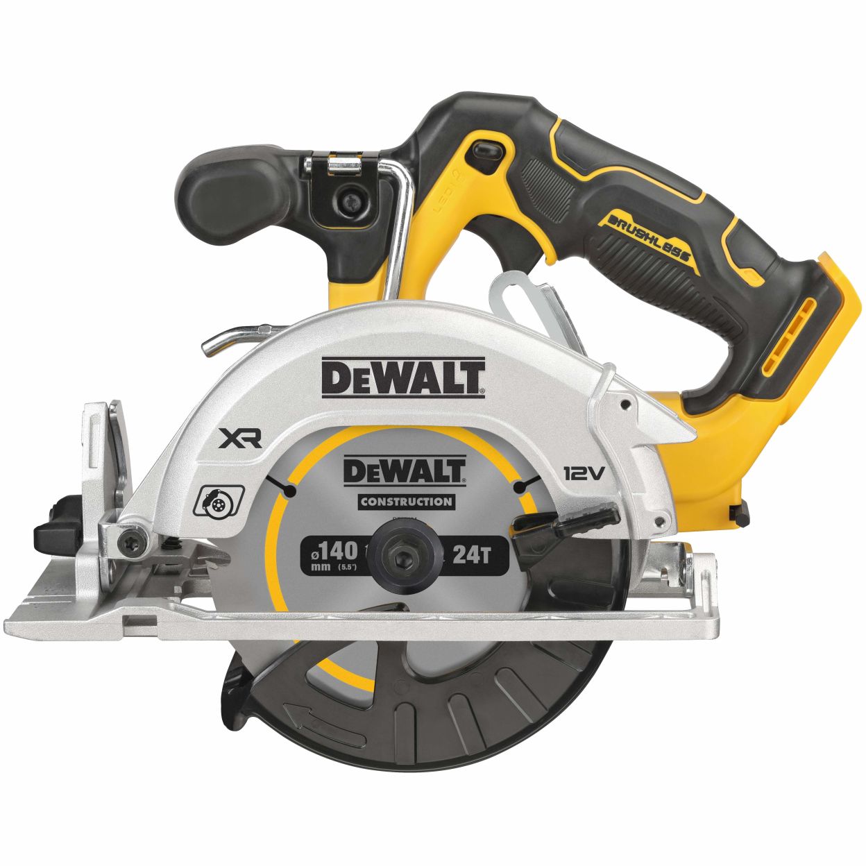 Аккумуляторная дисковая пила DEWALT DCS512N, 12 В, 140 мм, 3600 об/мин, без АКБ и ЗУ (DCS512N-XJ)