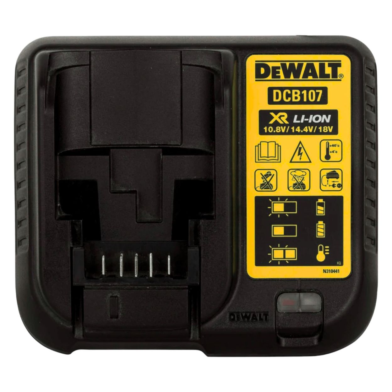 Зарядное устройство DEWALT DCB107, 12/14.4/18 В, 1.25 A (DCB107-QW)