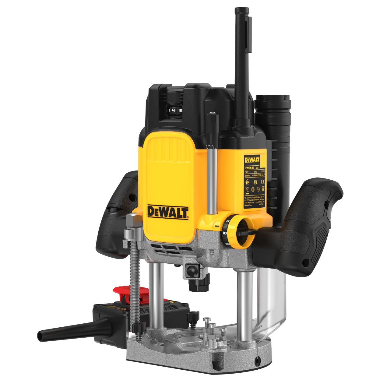 Вертикальный фрезер DEWALT DWE627KT, 2300 Вт, 22000 об/мин, 80 мм, в кейсе TSTAK (DWE627KT-QS)