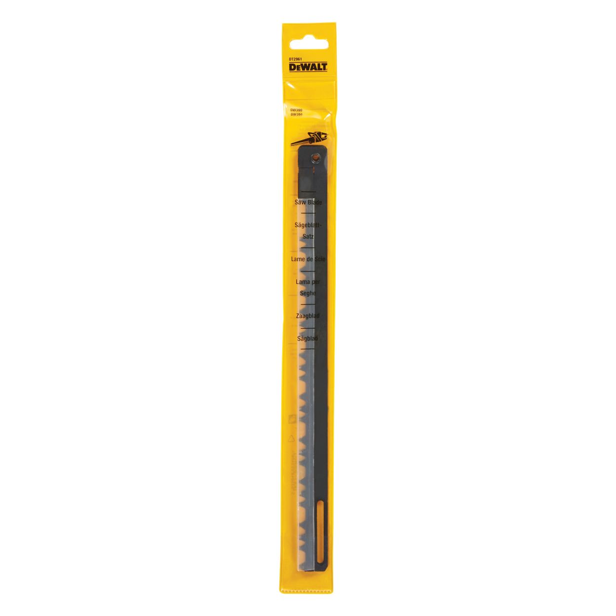 Полотно для аллигаторной пилы DEWALT DT2961, для DW390/391/392/393, 275 мм, 2 шт. (DT2961-QZ)