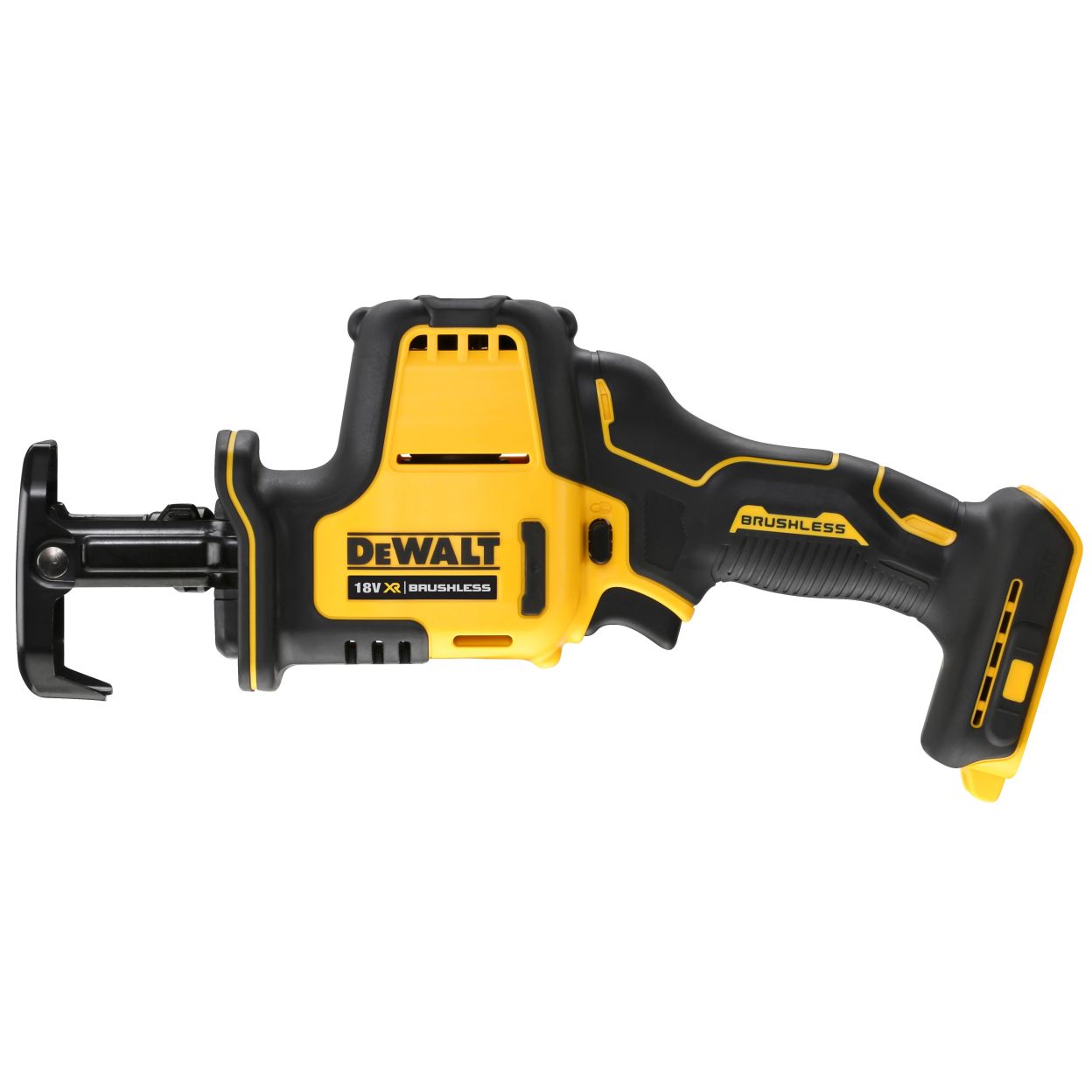 Аккумуляторная сабельная пила DEWALT DCS369P2, 18 В, 2800 ход/мин, 16 мм, с 2 АКБ 5 Ач и ЗУ, в кейсе TSTAK (DCS369P2-QW)