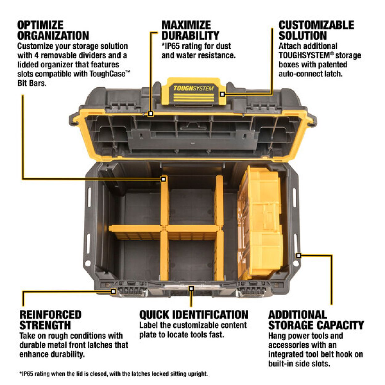 Ящик для инструмента DEWALT TOUGHSYSTEM DWST08035-1 (DWST08035-1)