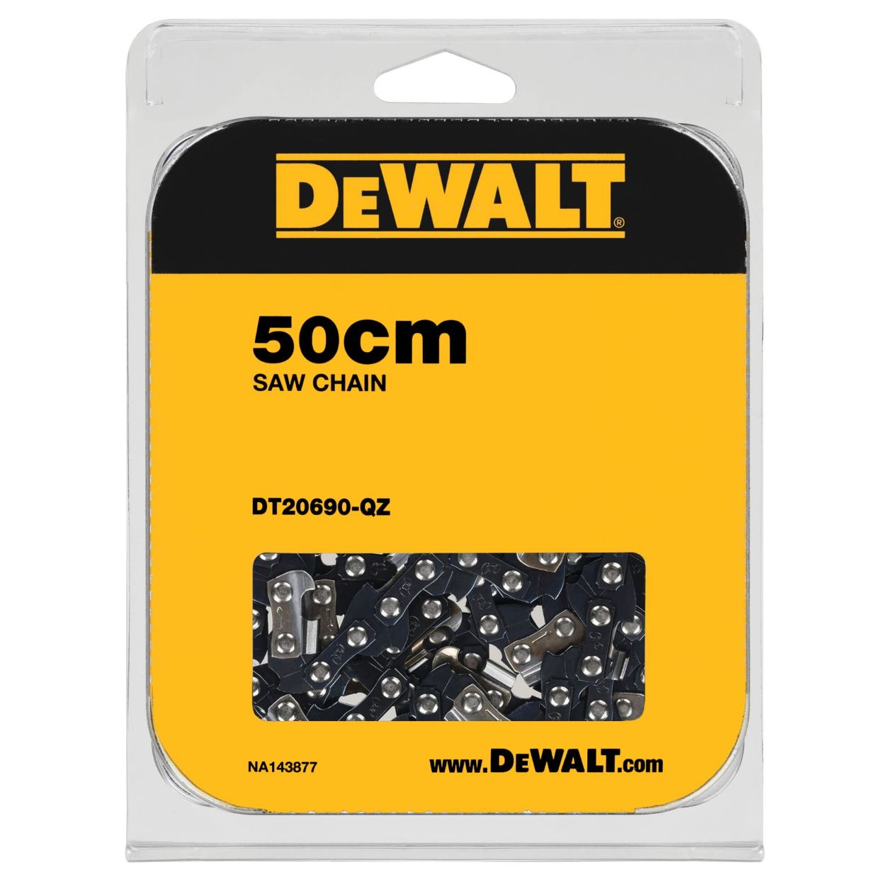 Пильная цепь DEWALT DT20690, 50 см, 3/8", 1.3 мм, 68 звеньев (DT20690-QZ)