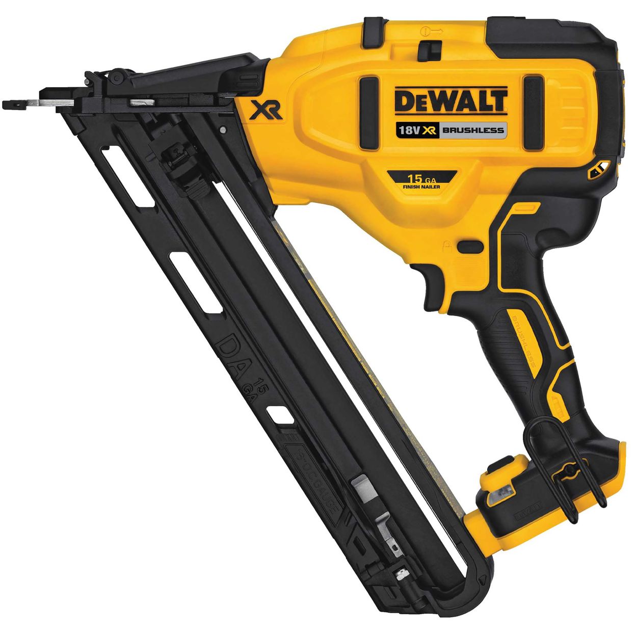 Аккумуляторный гвоздезабивной пистолет DEWALT DCN650P2, 18 В, 48 Дж, с 2 АКБ 5 Ач и ЗУ, в кейсе TSTAK (DCN650P2-QW)