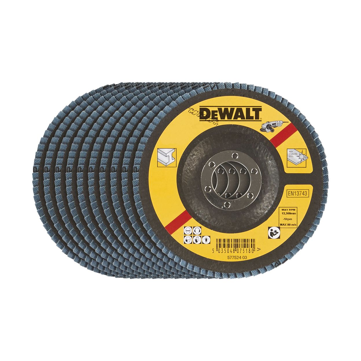 Лепестковый круг DEWALT DT3256, по металлу, 115х22.23 мм (DT3256-QZ)