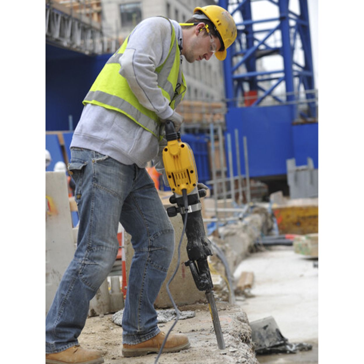 Плоское зубило DEWALT DT6929, 28 мм, HEX, 521 x 32 мм