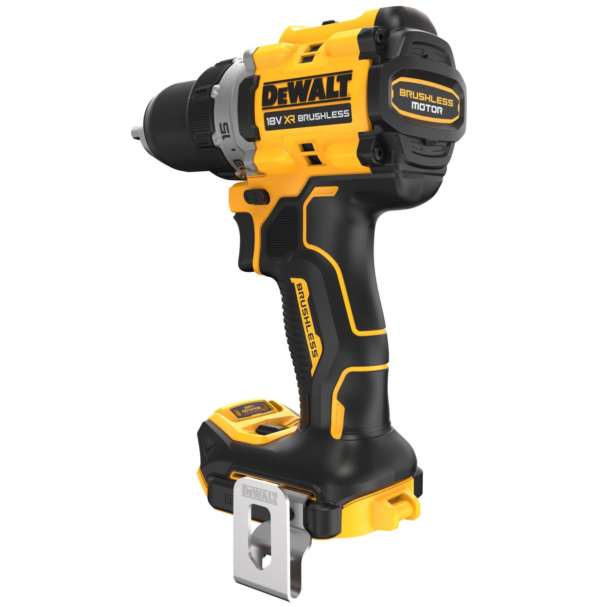 Аккумуляторная дрель-шуруповерт DEWALT DCD800NT, 18 В, 2000 об/мин, без АКБ и ЗУ, в кейсе TSTAK (DCD800NT-XJ)