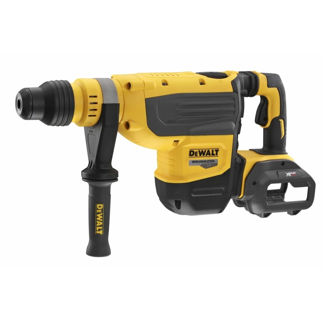 Аккумуляторный бесщеточный перфоратор DEWALT FLEXVOLT DCH733N, SDS-max, 54 В, XR, макс. Ø48 мм без аккумулятора и ЗУ
