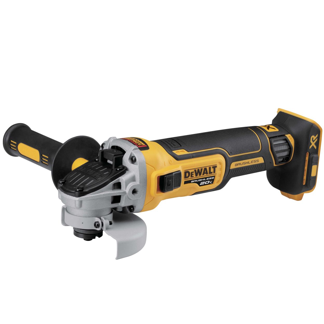 Аккумуляторная угловая шлифмашина DEWALT DCG405P1, 20 В, 100 мм, 9000 об/мин, с АКБ 5 Ач и ЗУ (DCG405P1N-A9)