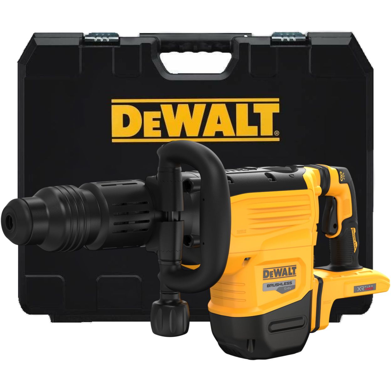 Аккумуляторный отбойный молоток DEWALT DCH892N, 54 В, 19.4 Дж, 2210 уд/мин, без АКБ и ЗУ, в кейсе (DCH892N-XJ)