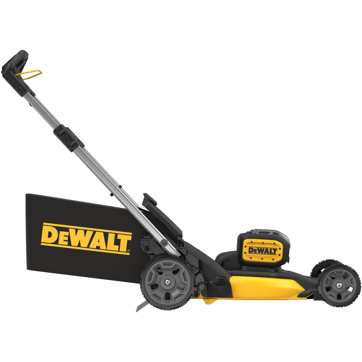 Аккумуляторный набор садовой техники DEWALT, 18 В: газонокосилка DCMWP134 + кусторез DCMHT564 + воздуходувка DCV100, без АКБ без ЗУ