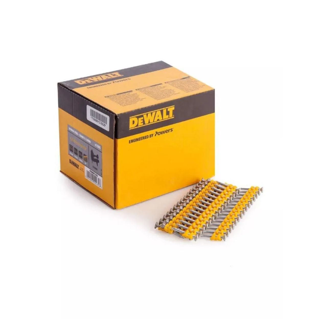 Гвозди DEWALT DCN8901045, для DCN890 по бетону, (Желтые) 2.6 x 45, оцинкованные, 510 шт./пачка