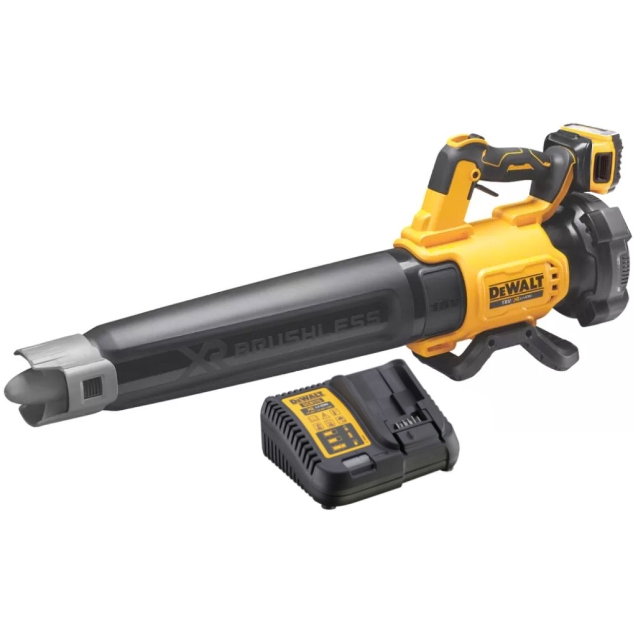 Аккумуляторная воздуходувка DEWALT DCMBL562P1, 18 В, 764 м³/ч, с АКБ 5 Ач и ЗУ (DCMBL562P1-QW)