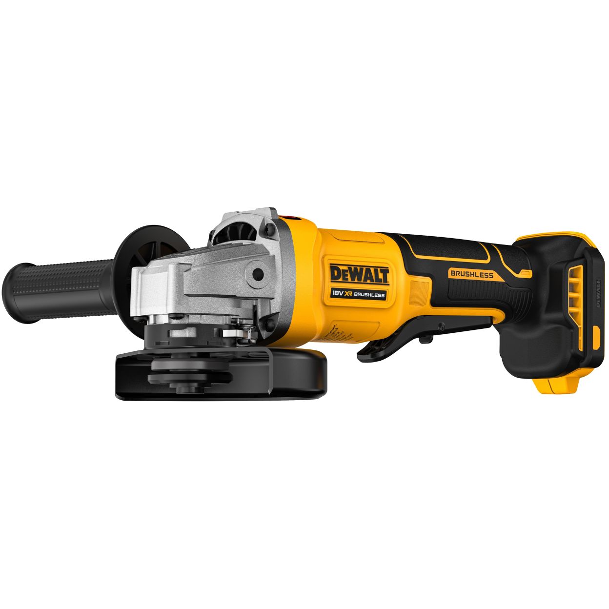 Аккумуляторная угловая шлифмашина DEWALT DCG408NT, 18 В, 125 мм, 9000 об/мин, без АКБ и ЗУ, в кейсе TSTAK (DCG408NT-XJ)