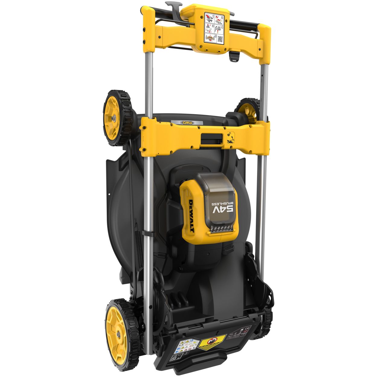 Аккумуляторная газонокосилка DEWALT DCMWSP550N, 54 В, 2800 об/мин, 67 л, без АКБ и ЗУ (DCMWSP550N-XJ)