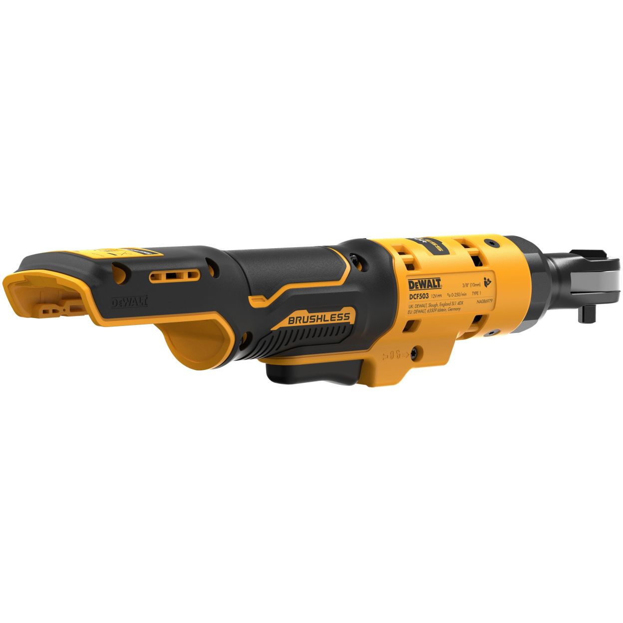 Аккумуляторный угловой гайковерт DEWALT DCF503N, 12 В, 81.3 Нм, 250 об/мин, без АКБ и ЗУ (DCF503N-XJ)
