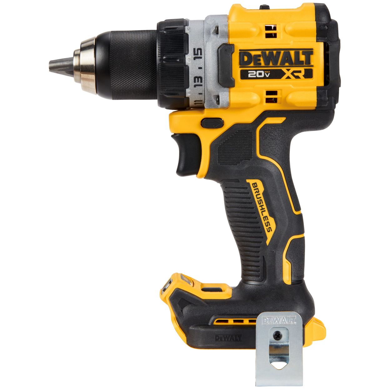 Аккумуляторная дрель-шуруповерт DEWALT DCD800B, 20 В, 2000 об/мин, без АКБ и ЗУ (DCD800B-XJ)