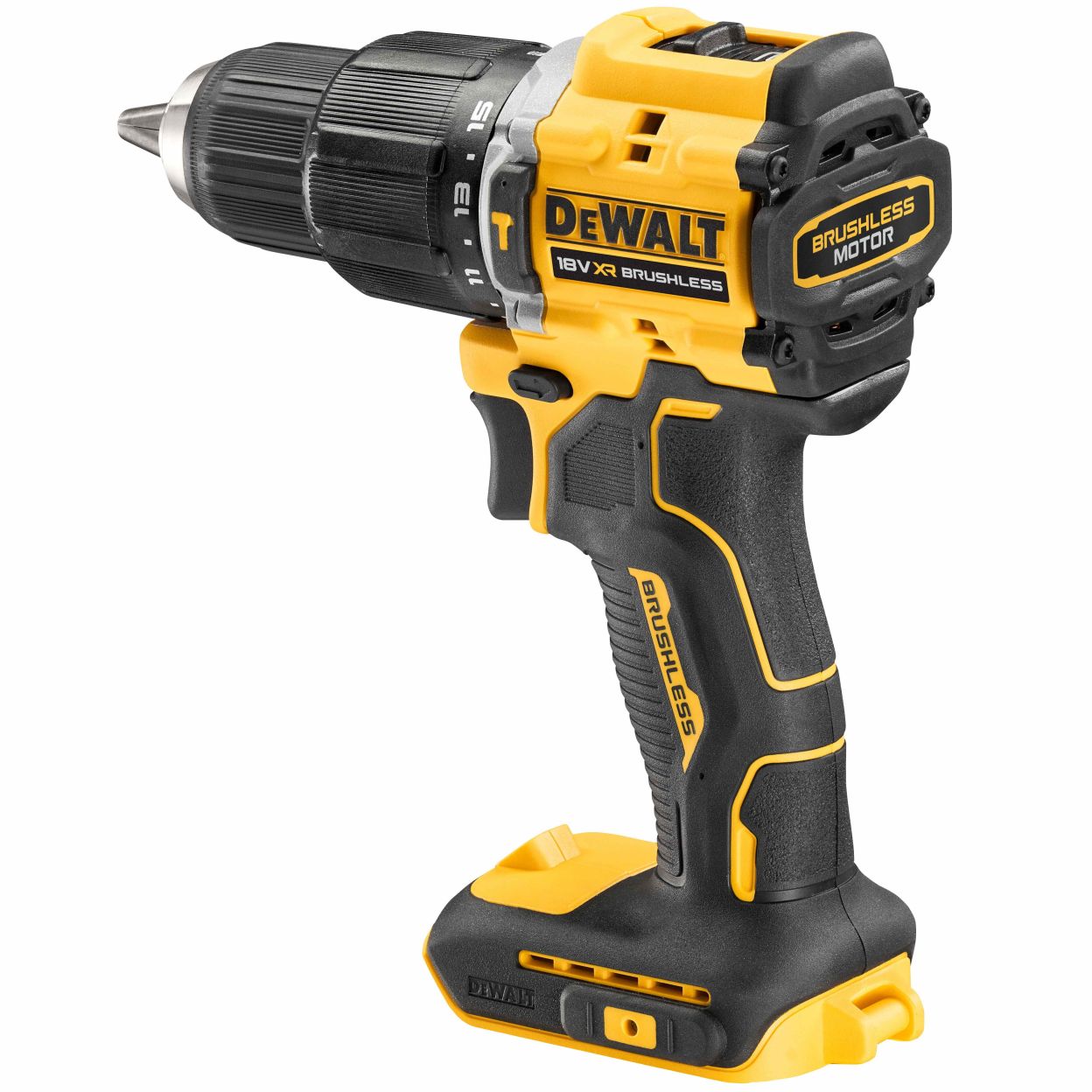 Ударная дрель-шуруповерт DEWALT DCD100YM2T, 18 В, 1650 об/мин, 28050 уд/мин, с 2 АКБ 4 Ач и ЗУ, в кейсе TSTAK (DCD100YM2T-QW)