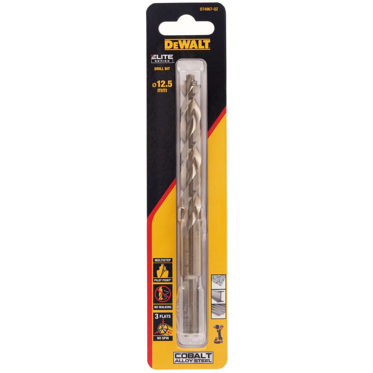 Сверло по металлу DEWALT DT4967, 12.5x98x151 мм (DT4967-QZ)