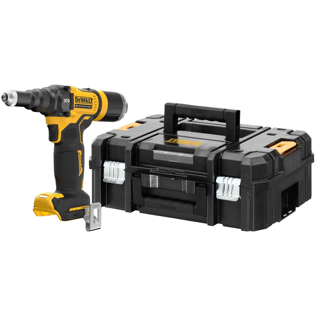 Аккумуляторный заклепочный пистолет DEWALT DCF403NT, 18 В, в кейсе TSTAK (DCF403NT-XJ)