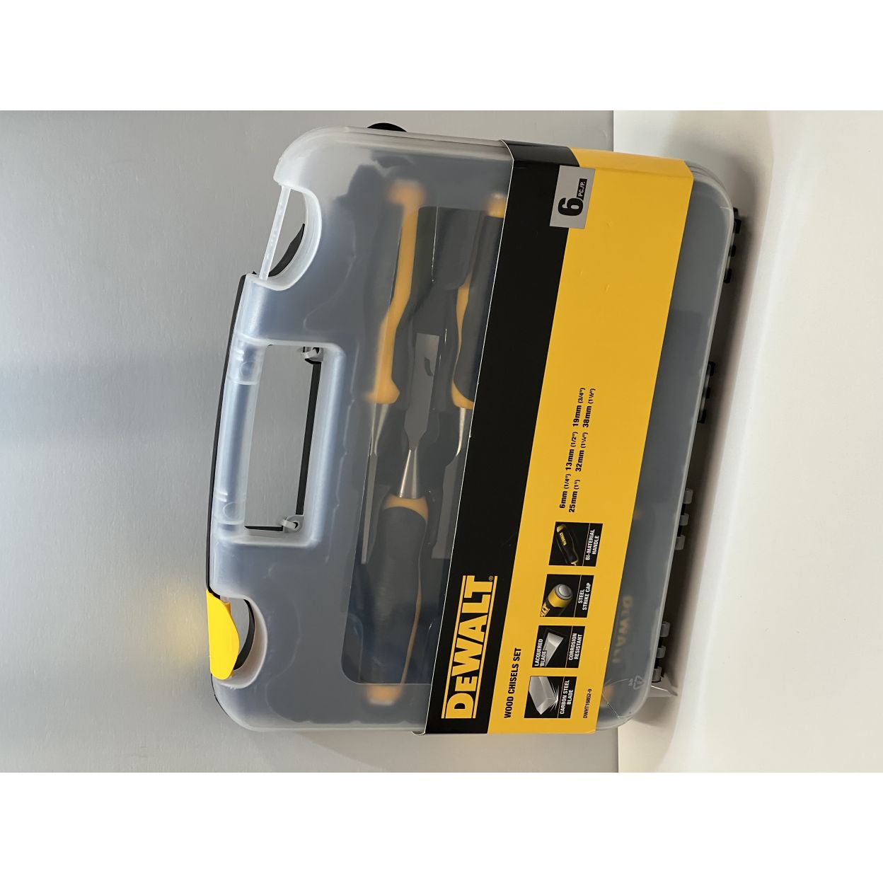Набор стамесок DEWALT DWHT16852-9, 6-38 мм, 6 шт, уцененный товар