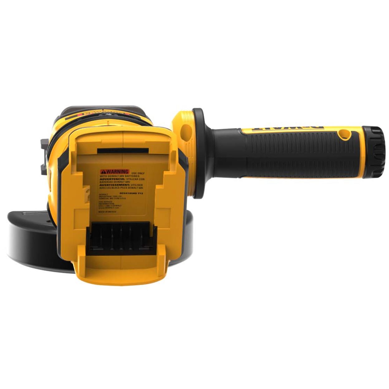 Аккумуляторная угловая шлифмашина DEWALT DCG418SHDN, 54 В, 125 мм, 9000 об/мин, без АКБ и ЗУ (DCG418SHDN-XJ)