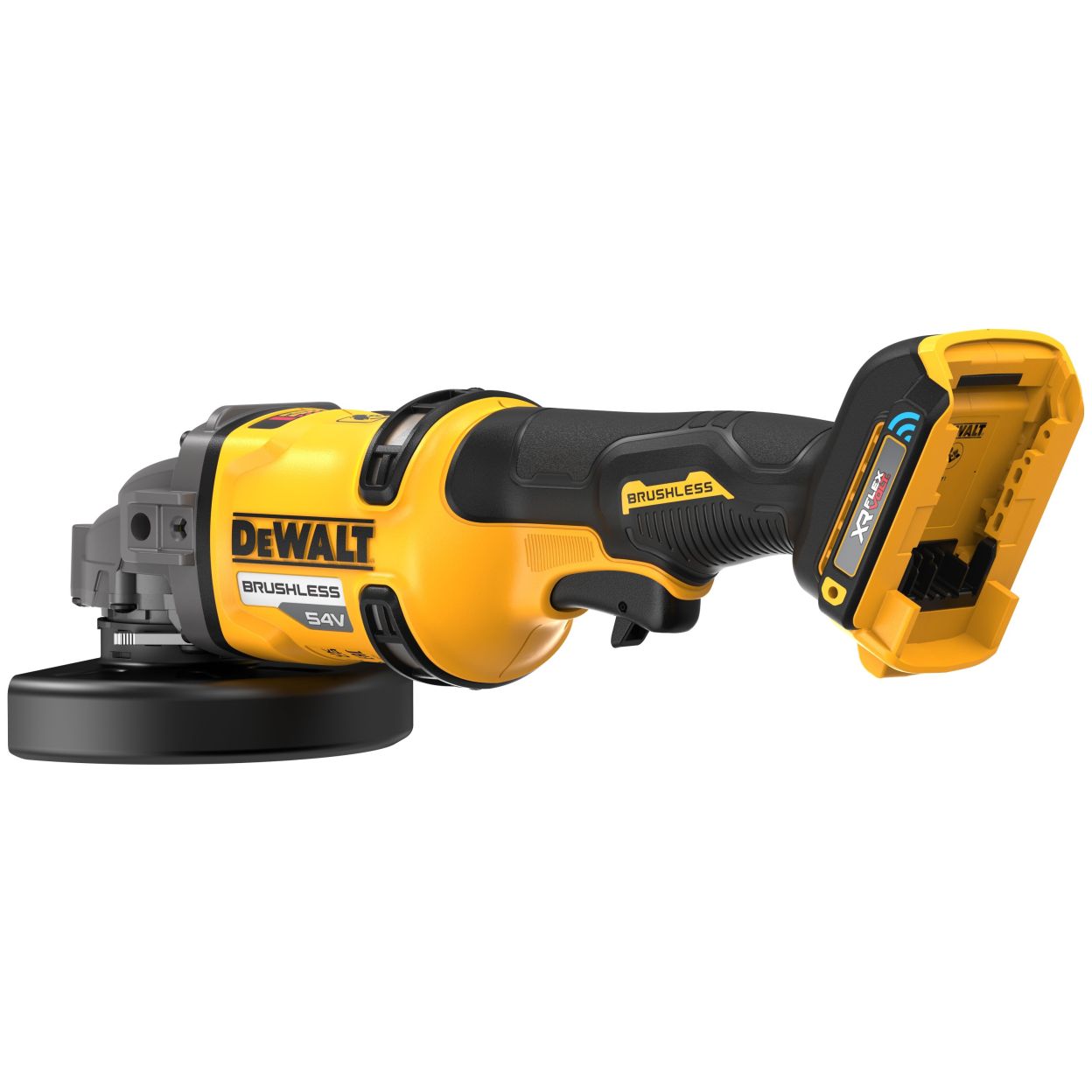 Аккумуляторная угловая шлифмашина DEWALT DCG418SHDN, 54 В, 125 мм, 9000 об/мин, без АКБ и ЗУ (DCG418SHDN-XJ)