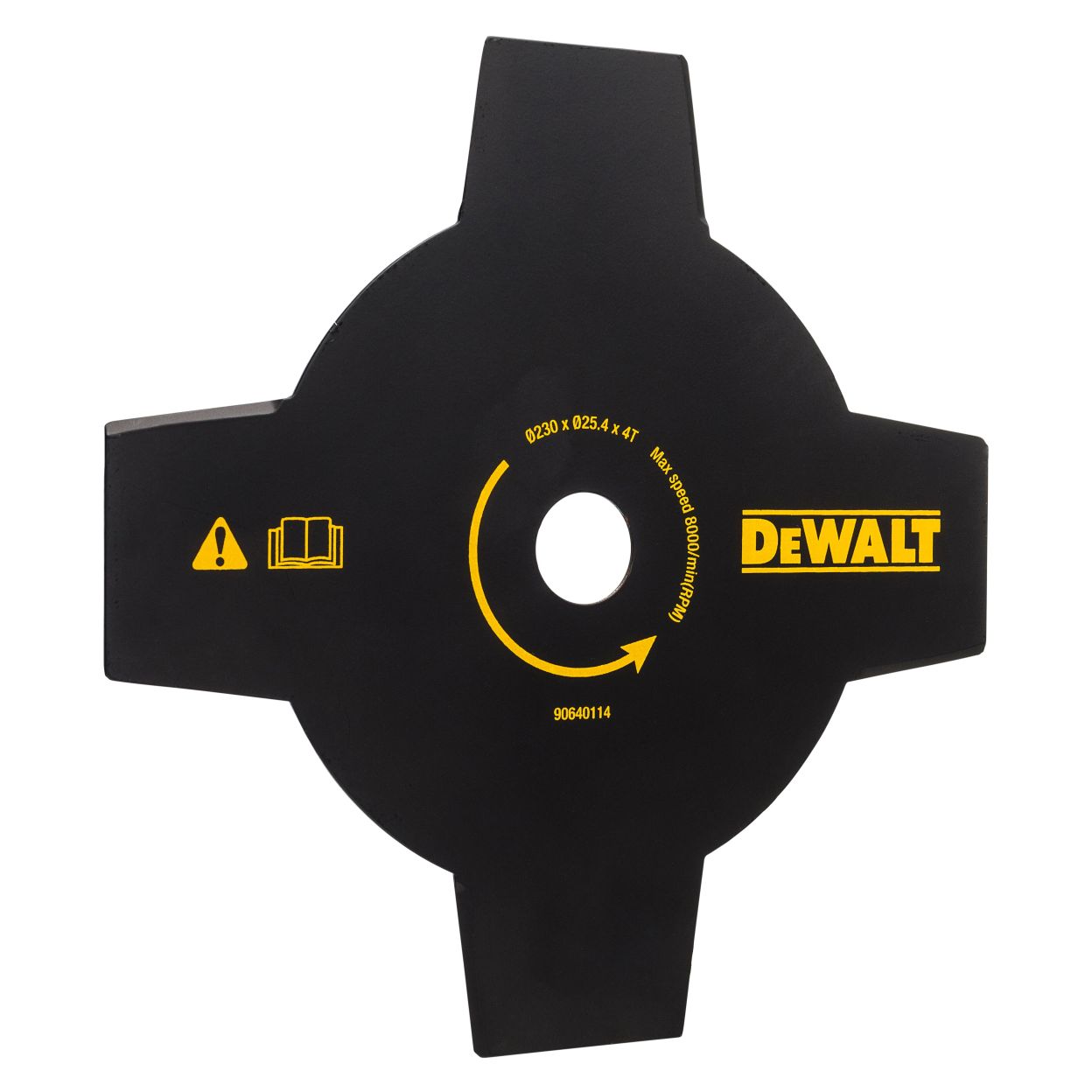 Нож для триммера 4-х лучевой DEWALT DT20655, 23 см (DT20655-QZ)