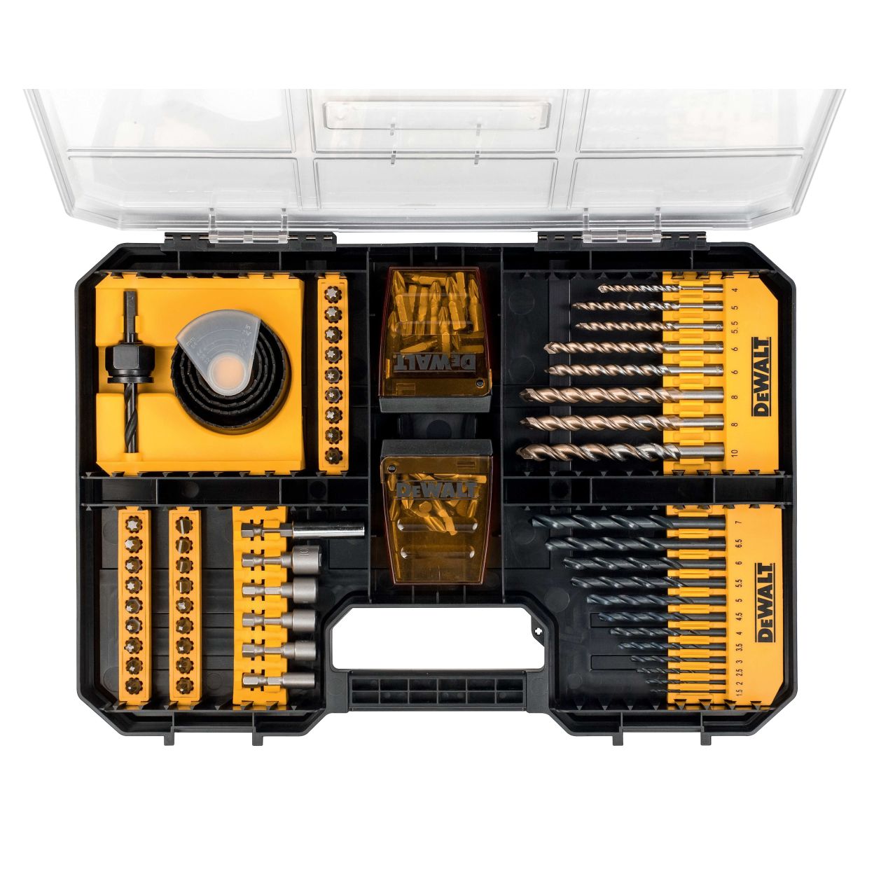 Набор сверл и бит DEWALT, 100 шт, в кейсе, DT71569