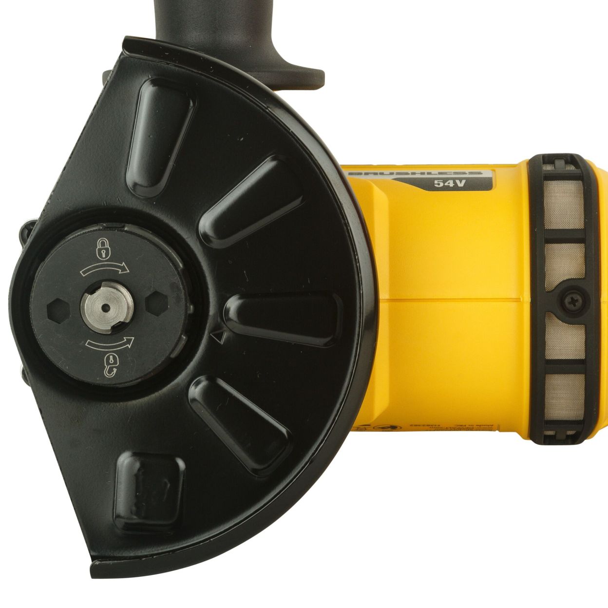 Аккумуляторная угловая шлифмашина DEWALT DCG414NT, 54 В, 125 мм, 9000 об/мин, без АКБ и ЗУ, в кейсе TSTAK (DCG414NT-XJ)