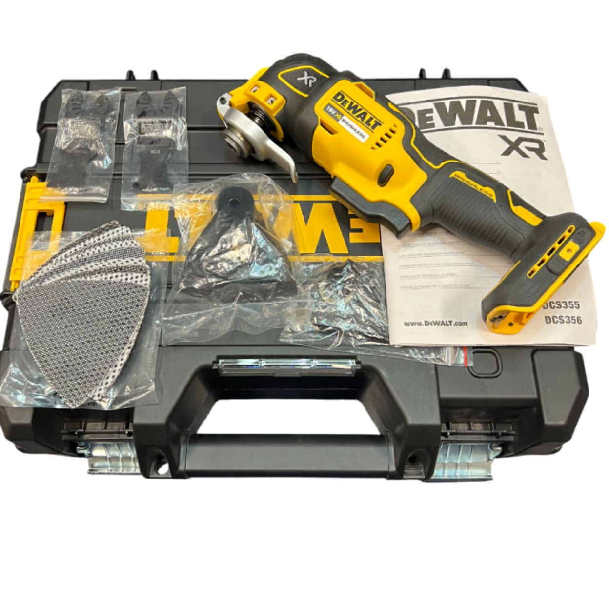 Аккумуляторный реноватор DEWALT DCS356NT, 20000 кол/мин, без АКБ и ЗУ, в кейсе TSTAK (УЦЕНЕННЫЙ ТОВАР) (DCS356NDWST1-70703/U)