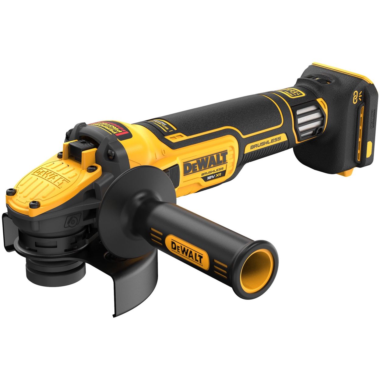 Аккумуляторная угловая шлифмашина DEWALT DCG409VST1, 18/54 В, 125 мм, 9000 об/мин, с АКБ 6 Ач и ЗУ, в кейсе TSTAK (DCG409VST1-QW)