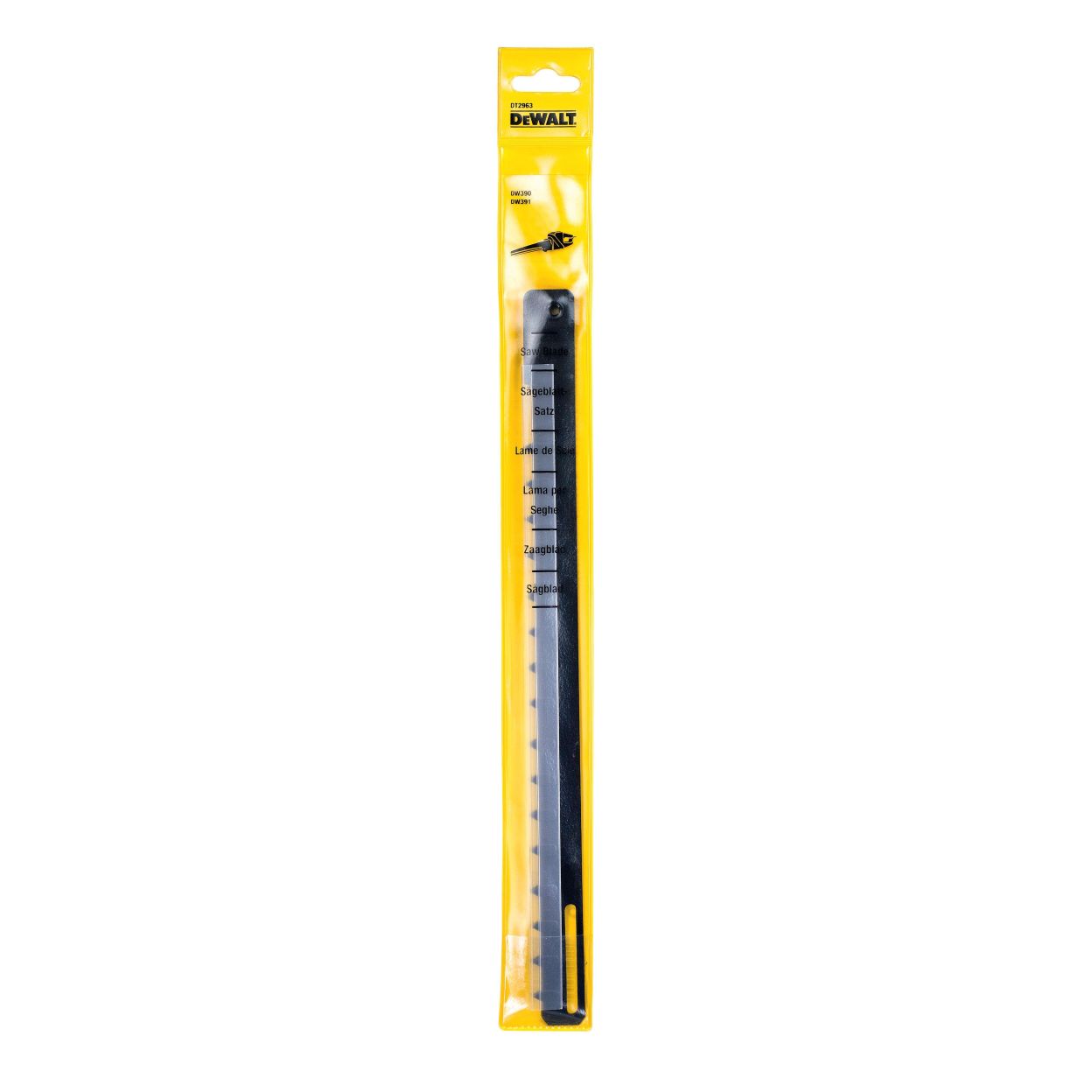 Полотно для аллигаторной пилы DEWALT DT2963, для DW390/391/392/393, по блокам Porotherm, 275 мм, 2 шт. (DT2963-QZ)
