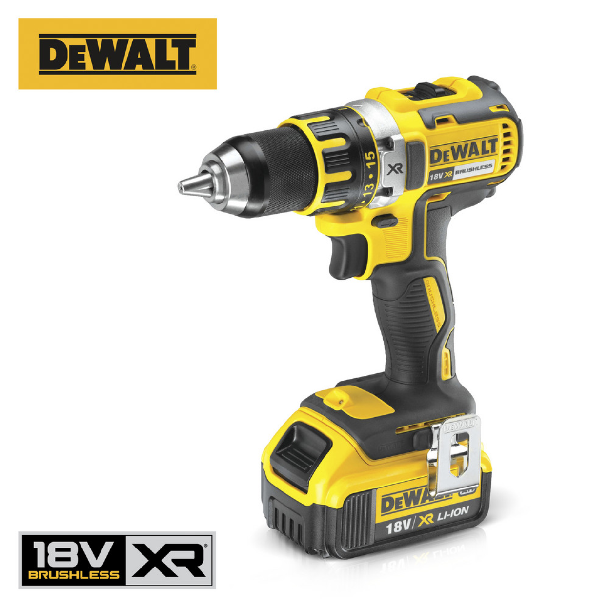 Беcщёточная дрель-шуруповерт, DEWALT DCD790M2, 18 В