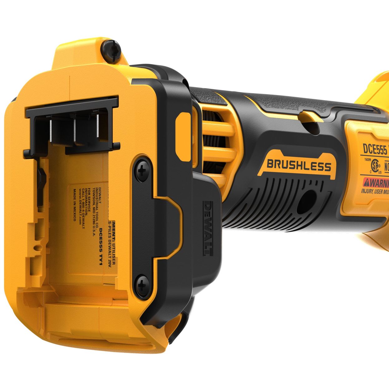 Аккумуляторный фрезер для гипсокартона DEWALT DCE555N, 18 В, 26000 об/мин, без АКБ и ЗУ (DCE555N-XJ)