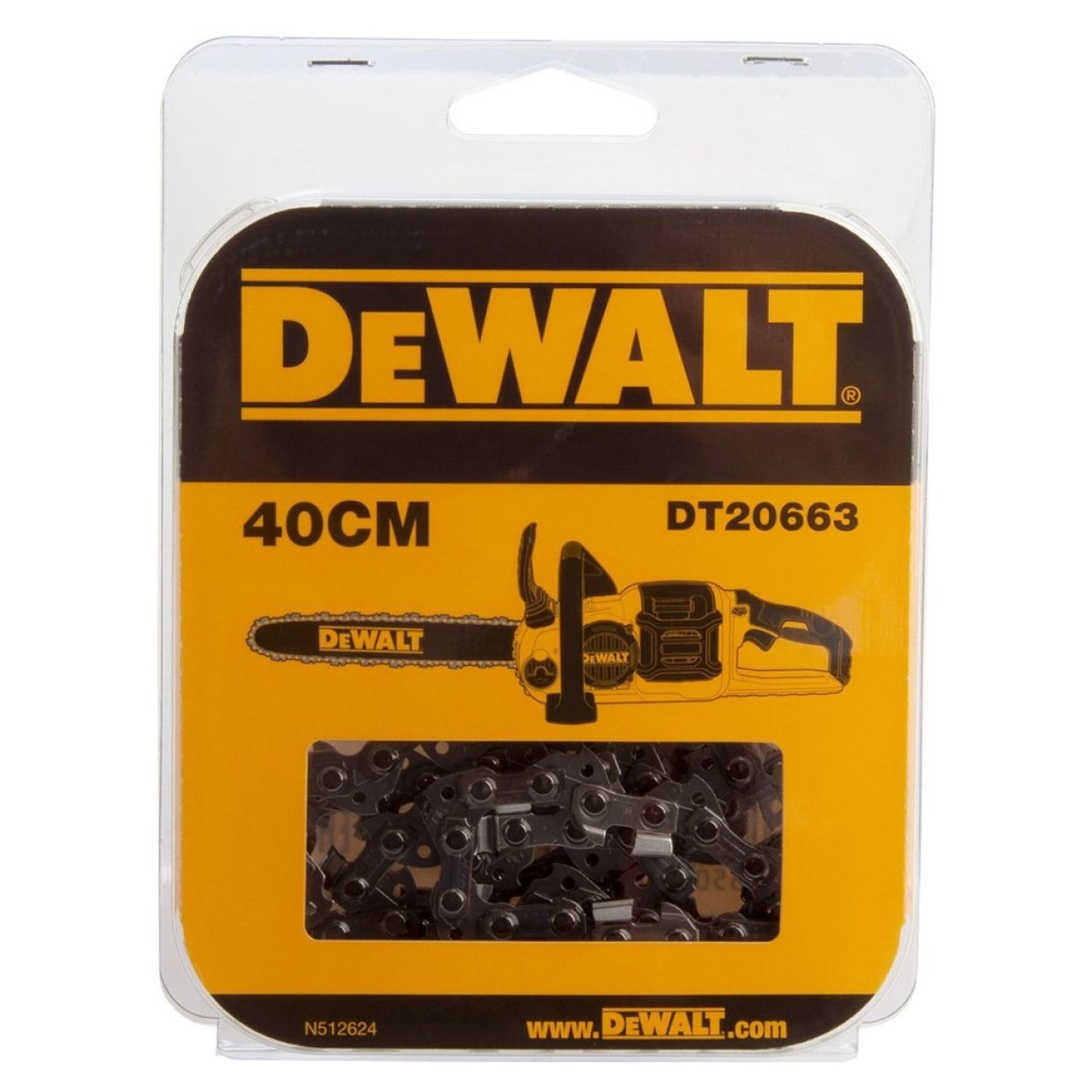 Цепь пильная DEWALT DT20663, 40 см, 3/8", 1.1 мм, 56 звеньев (DT20663-QZ)