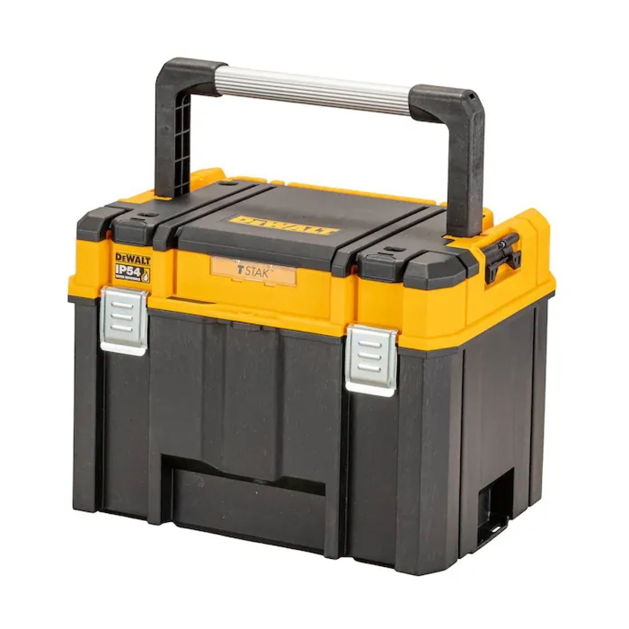 Ящик для инструмента DEWALT TSTAK 2.0 IP54 DWST83343-1, с верхним отделением для хранения принадлежностей