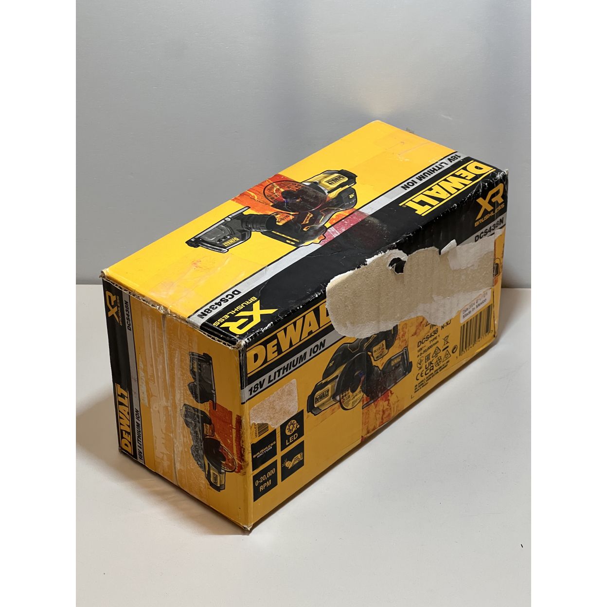 Аккумуляторная отрезная машина DEWALT DCS438N, 18 В, 76 мм, 20000 об/мин, без АКБ и ЗУ (УЦЕНЕННЫЙ ТОВАР) (DCS438N-XJ/U)