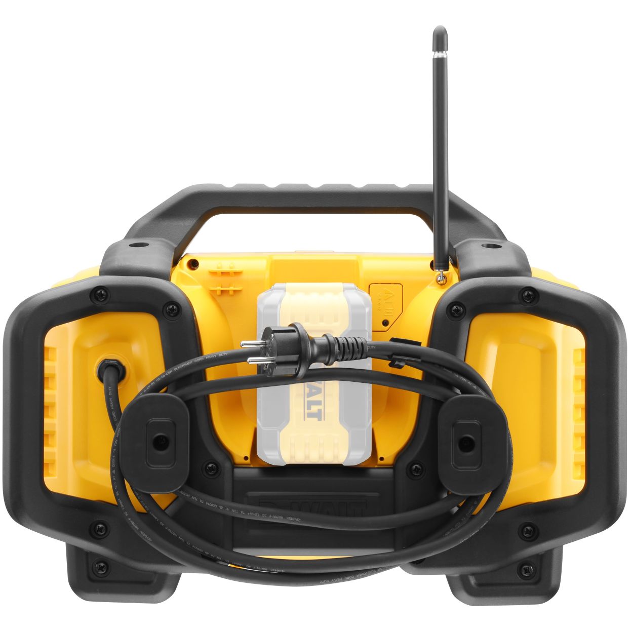 Зарядное устройство DEWALT DCR027, с радиоприемником, 10.8/12/14.4/18 В, 3 A (DCR027-QW)