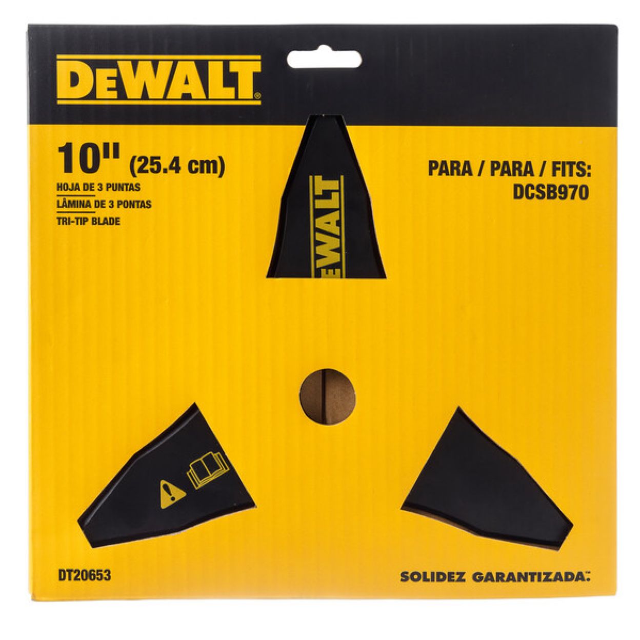 Нож для триммера 3-х лучевой DEWALT DT20653 25,5 см, для DCM571N