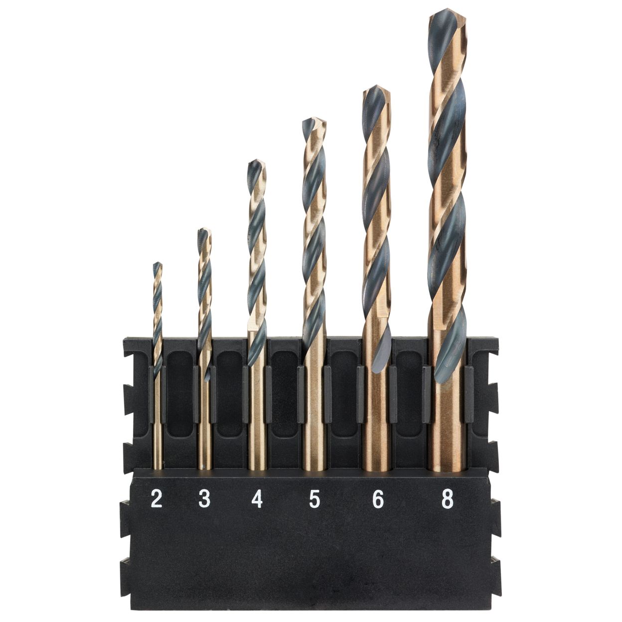 Набор сверл по металлу DEWALT DT70828, 2-8 мм, 6 шт. (DT70828-QZ)