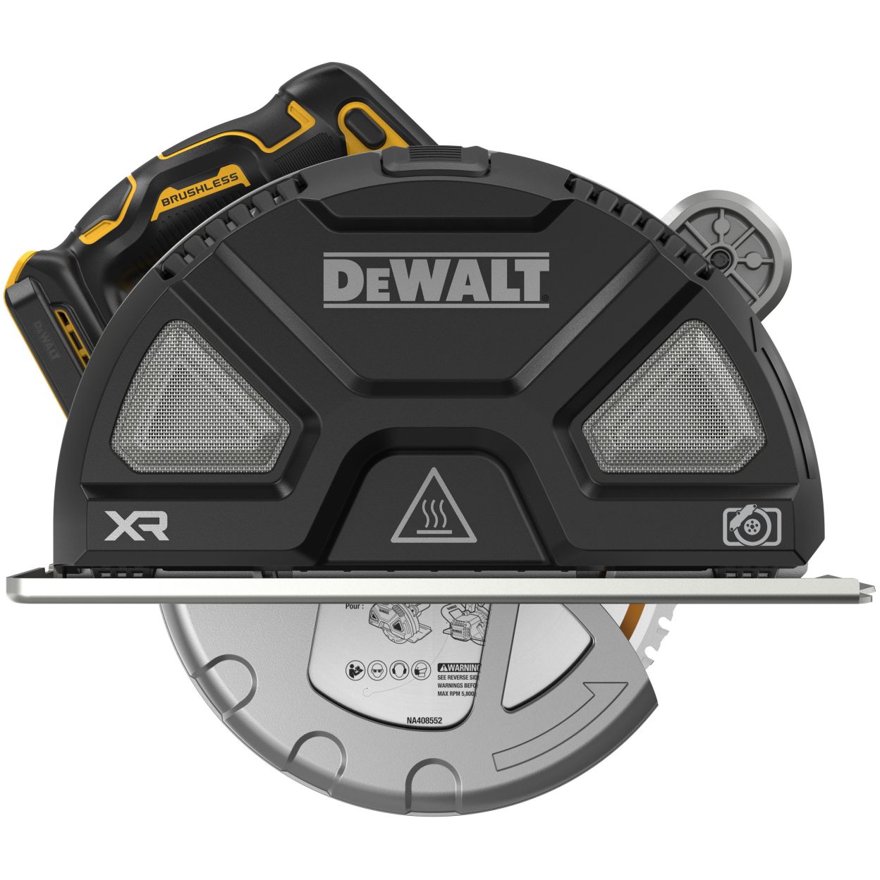 Аккумуляторная дисковая пила DEWALT DCS383H2, 18 В, 184 мм, 3900 об/мин, с 2 АКБ 5 Ач и ЗУ, в кейсе TSTAK (DCS383H2-QW)