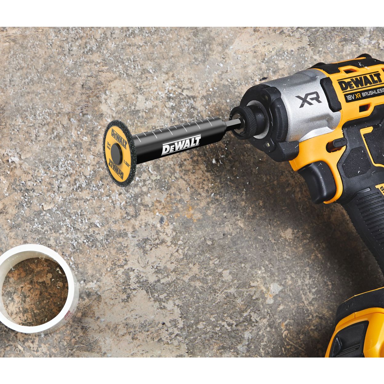 Насадка-труборез для ударного шуруповерта DEWALT DT20563, 1 шт.