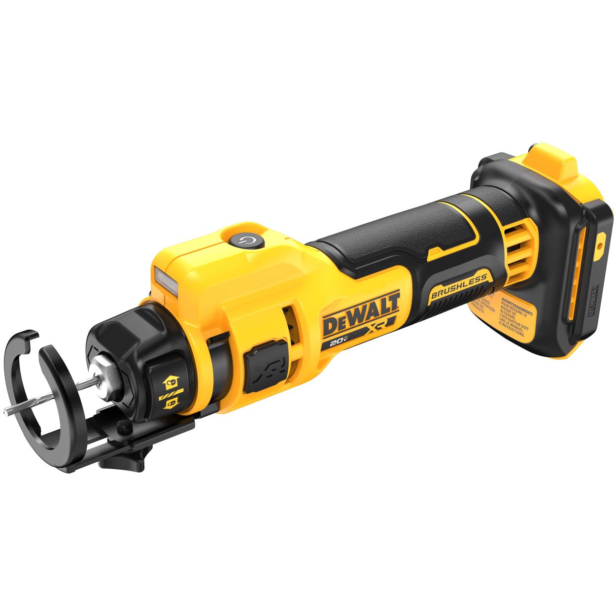 Аккумуляторный фрезер для гипсокартона DEWALT DCE555B, 20 В, 26000 об/мин, без АКБ и ЗУ (DCE555B-XJ)
