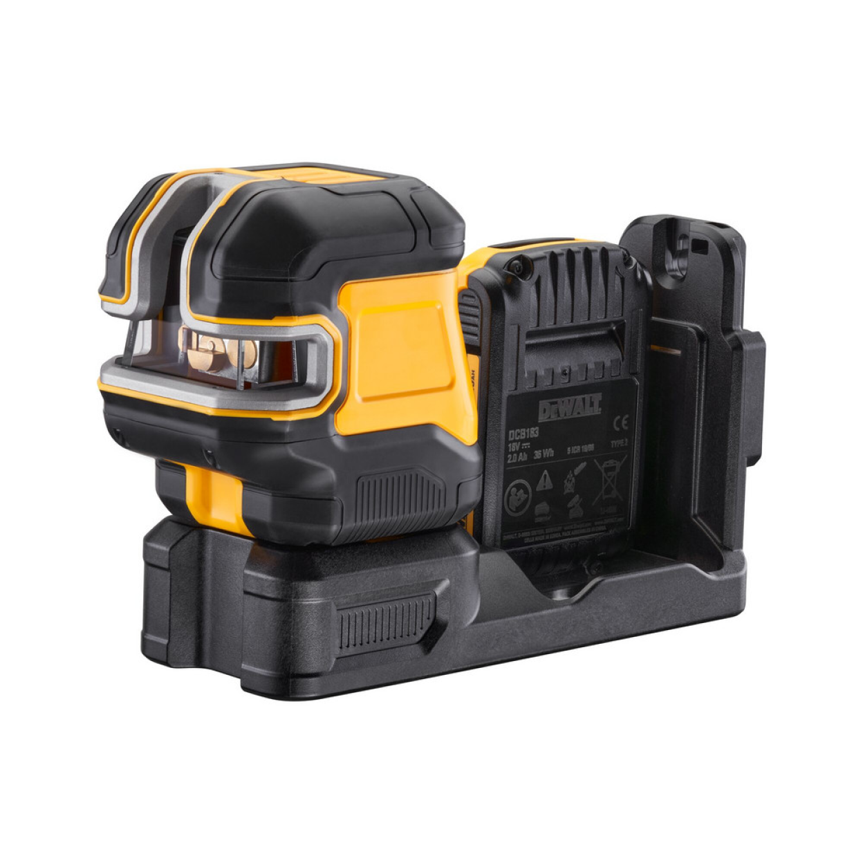 Лазерный построитель плоскостей, зеленый DEWALT DCE822D1G18 12В/18В