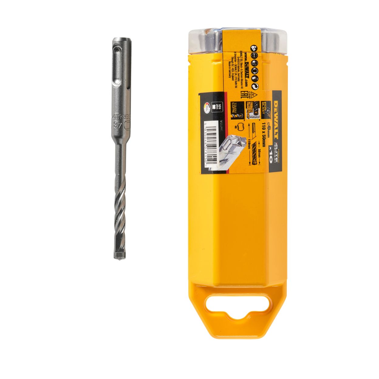 Бур DEWALT XLR, SDS-Plus, 6x110x50 мм (DT8955-QZ)