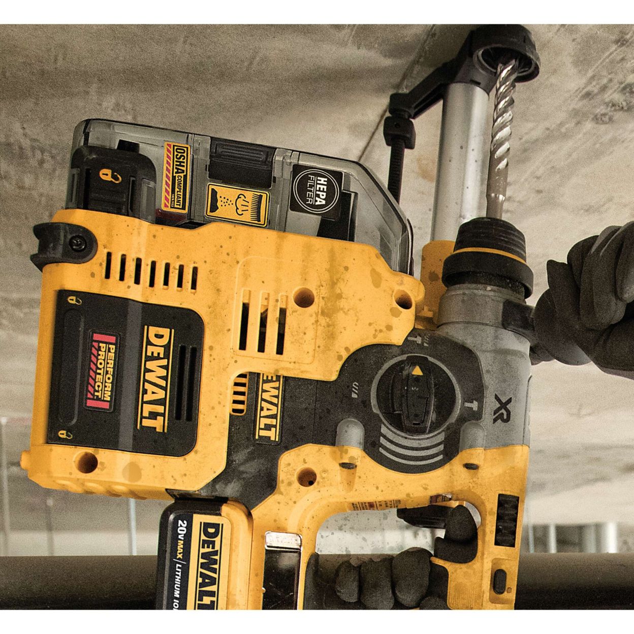 Система пылеудаления DEWALT D25303DH, для DCH273/DCH274, с HEPA-фильтром